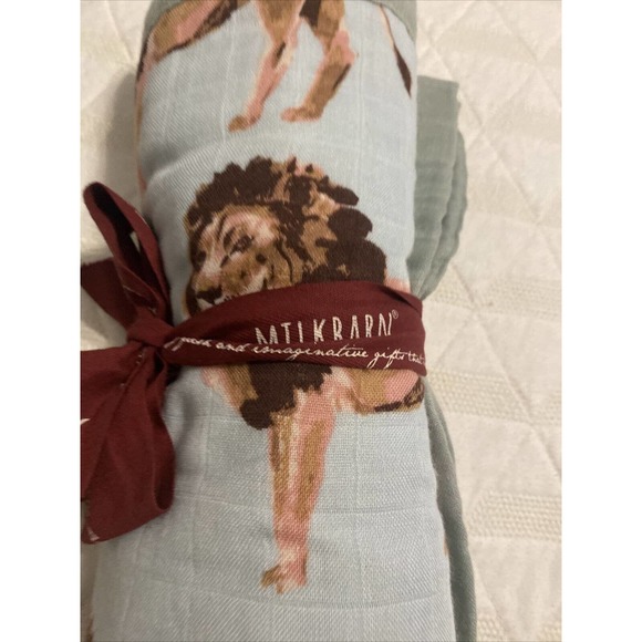 Milkbarn Other - MILKBARN Lion Big Lovey Three-Layer Muslin Blanket New